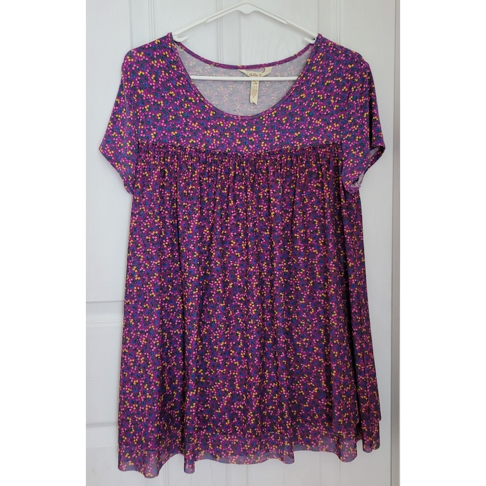 Matilda Jane Purple Tulle Floral Top small